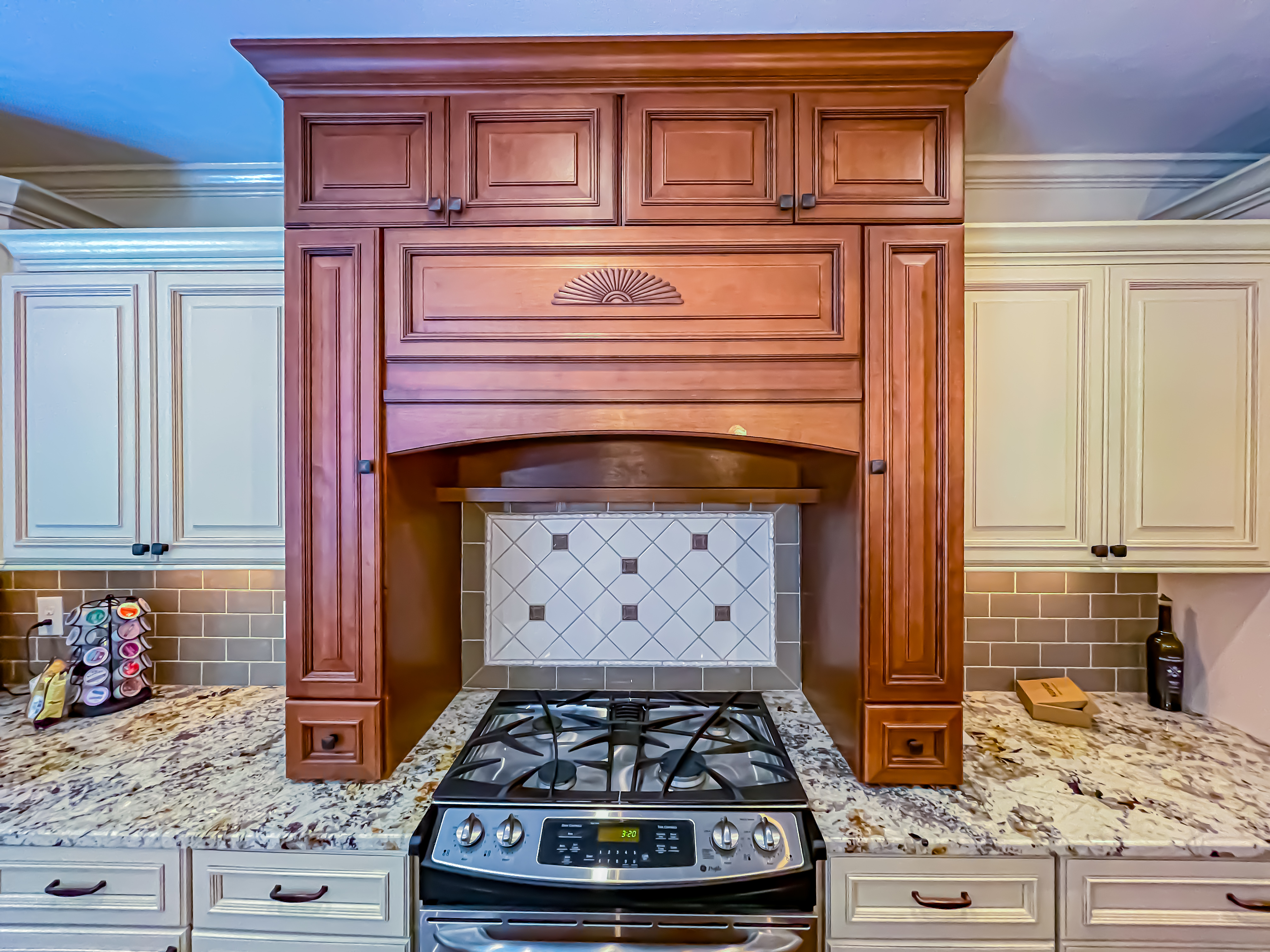 Custom Range Hood by Raleigh Cabinets