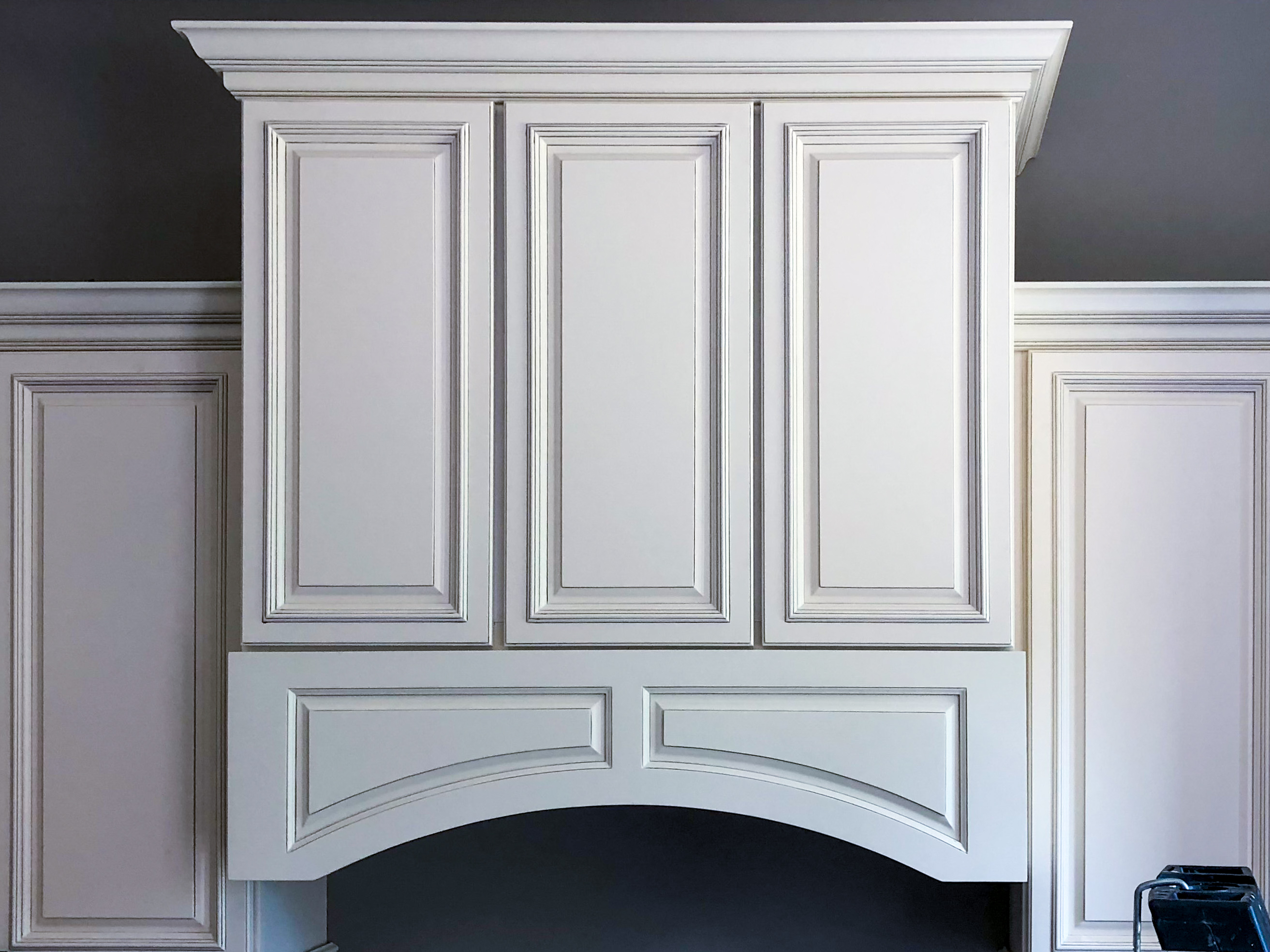 Custom Range Hood by Raleigh Cabinets